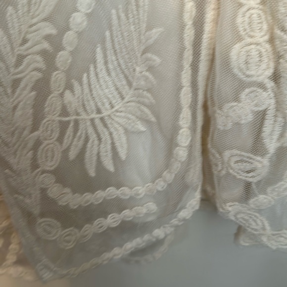 Dressbarn Sheer Embroidered Top With Camisole Size 1X NWT - Picture 6 of 12